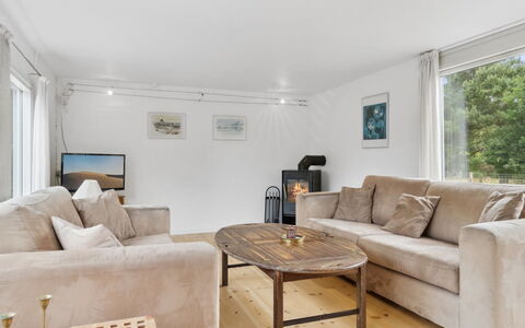 Hannelore - 700M from the Sea: Furniture, Couch, Interior Design, Flooring, Floor, Living Room, Wood, Room, Ceiling