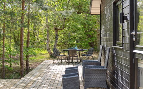 Miljanka - 175M from the Sea: Roof, House, Land Lot, Home, Cottage, Estate, Garden Buildings, Shade, Log Cabin, Landscaping