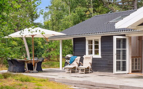 Grethe - 750M from the Sea: Wood, House, Cottage, Roof, Home, Outdoor Furniture, Door, Siding, Shade, Porch