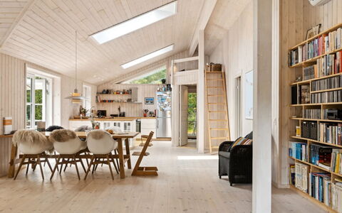 Grethe - 750M from the Sea: Wood, Flooring, Ceiling, Interior Design, Floor, Wood Flooring, Home, Room, Hardwood, Living Room