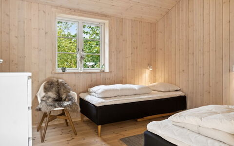 Grethe - 750M from the Sea: Wood, Bedroom, Interior Design, Bed, Home, Furniture, Bedding, Floor, Bed Sheet, Ceiling