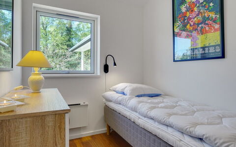 Rikkie - 150M to the Fjord: Bedroom, Floor, Interior Design, Flooring, Bed, Ceiling, Bedding, Bed Sheet, Bed Frame, Room