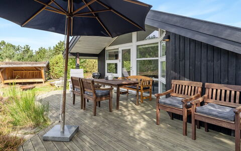Lisbeth - 400M from the Sea: Roof, House, Home, Cottage, Siding, Estate, Driveway, Garden Buildings, Yard, Shed