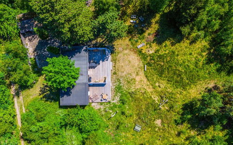 Claudine - 300M from the Sea: Roof, House, Home, Cottage, Siding, Estate, Driveway, Garden Buildings, Yard, Shed