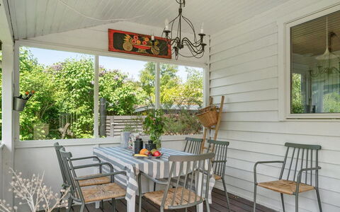Gærmund - 350M from the Sea: Roof, House, Land Lot, Home, Cottage, Estate, Garden Buildings, Shade, Log Cabin, Landscaping