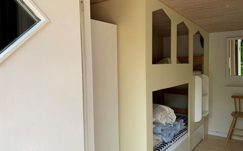 Vojo - 100M from the Sea: Interior Design, Wood, Flooring, Floor, Bedroom, Bed, Room, Furniture, Ceiling, Bunk Bed
