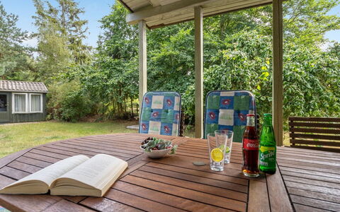 Sini - 300M from the Sea: Roof, House, Home, Cottage, Door, Siding, Deck, Porch, Plank, Hardwood