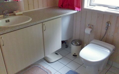 Crispina - 350M from the Sea: Toilet Seat, Bathroom, Plumbing Fixture, Toilet, Sink, Bathroom Sink, Floor, Flooring, Tap, Plumbing