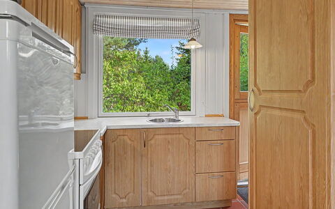 Kaarina - 550M from the Sea: Flooring, Wood, Countertop, Cabinetry, Interior Design, Kitchen, Furniture, Floor, Plumbing Fixture, Sink