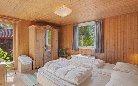 Kaarina - 550M from the Sea: Wood, Bedroom, Furniture, Interior Design, Bed, Ceiling, Home, Floor, Room, Bed Sheet