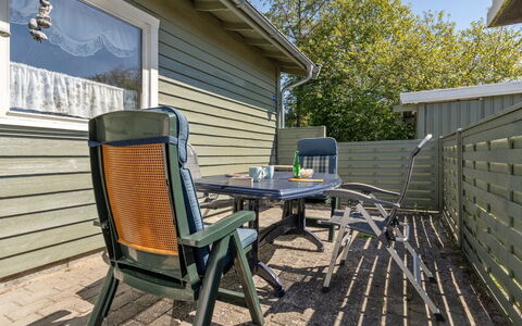 Maelle - 600M from the Sea: Roof, House, Home, Cottage, Siding, Estate, Driveway, Garden Buildings, Yard, Shed