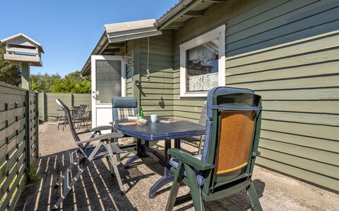 Maelle - 600M from the Sea: Roof, House, Home, Cottage, Siding, Estate, Driveway, Garden Buildings, Yard, Shed