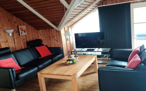 Gretta - 400M from the Sea: Furniture, Wood, Interior Design, Flooring, Couch, Floor, Ceiling, Living Room, Room, Lighting