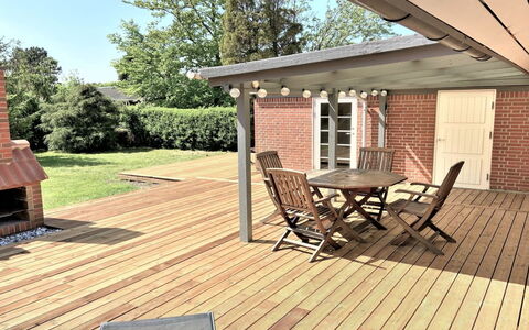 Radojka - 75M from the Sea: Roof, House, Land Lot, Home, Cottage, Estate, Garden Buildings, Shade, Log Cabin, Landscaping