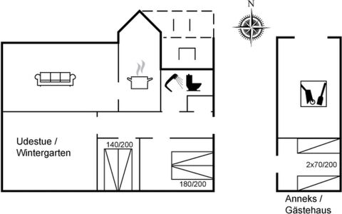 Rikkart - 100M from the Sea: House, Home, Residential Area, Roof, Cottage, Land Lot, Estate, Yard, Garden, Siding