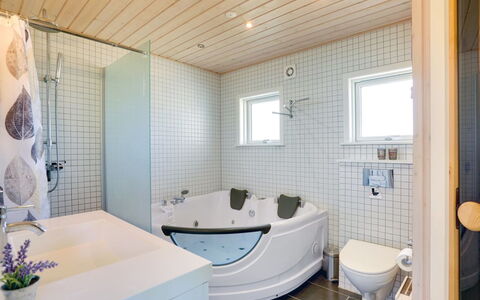Maira - 150M from the Sea: Plumbing Fixture, Interior Design, Flooring, Bathtub, Bathroom, Ceiling, Floor, Plumbing, Tap, Home