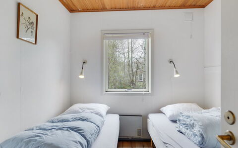 Felisa - 300M from the Sea: Wall, Wood, Bedroom, Ceiling, Bed, Floor, Interior Design, Flooring, Bedding, Home