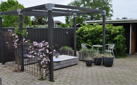 Snezana - 150M from the Sea: Garden, Shade, Pergola, Outdoor Structure, Backyard, Yard, Landscaping, Design, Courtyard, Patio