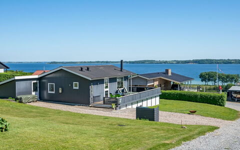Jenvold - 300M to the Fjord: Roof, House, Land Lot, Home, Cottage, Estate, Garden Buildings, Shade, Log Cabin, Landscaping