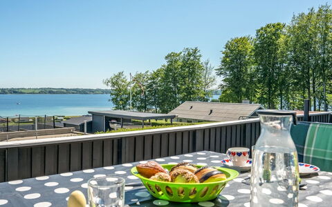 Jenvold - 300M to the Fjord: Roof, House, Land Lot, Home, Cottage, Estate, Garden Buildings, Shade, Log Cabin, Landscaping