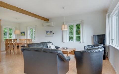 Rosa - 300M from the Sea: Furniture, Flooring, Wood, Interior Design, Couch, Ceiling, Floor, Living Room, Room, Wood Flooring
