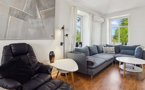Juuso - 20Km from the Sea: Furniture, Interior Design, Couch, Flooring, Floor, Wall, Living Room, Wood, Ceiling, Apartment