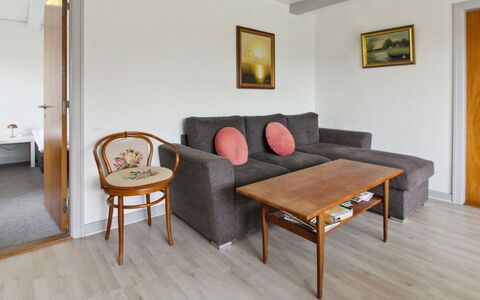 Skarpe: Furniture, Flooring, Interior Design, Floor, Couch, Wood, Room, Ceiling, Table, Living Room