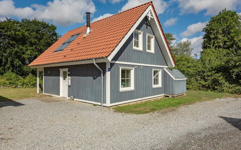 Fausta - 150M to the Fjord: House, Home, Roof, Residential Area, Cottage, Estate, Farmhouse, Lawn, Landscaping, Siding