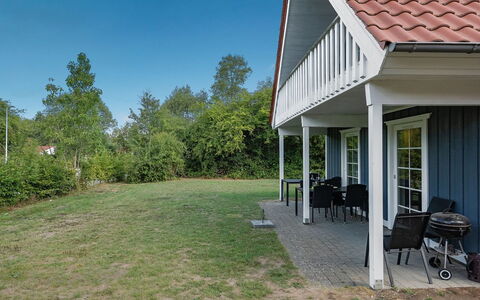 Fausta - 150M to the Fjord: House, Home, Roof, Residential Area, Cottage, Estate, Farmhouse, Lawn, Landscaping, Siding