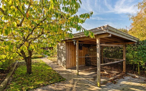 Nica - 100M from the Sea: Roof, House, Home, Cottage, Siding, Estate, Driveway, Garden Buildings, Yard, Shed
