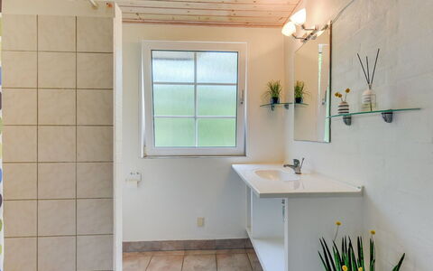 Friederk - 12Km from the Sea: Wall, Flooring, Interior Design, Plumbing Fixture, Floor, Bathroom, Ceiling, Lighting, Plumbing, Room