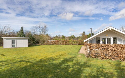 Edvardsine - 12Km from the Sea: Roof, House, Land Lot, Home, Cottage, Estate, Garden Buildings, Shade, Log Cabin, Landscaping