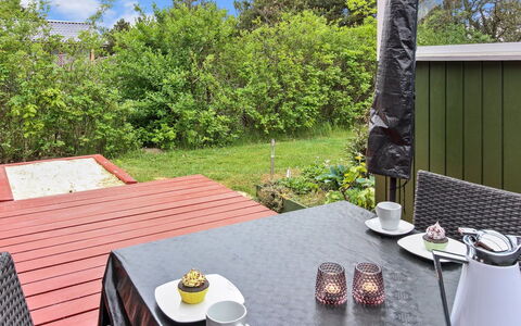 Sebiorn - 300M to the Fjord: Furniture, Shrub, Outdoor Furniture, Table, Outdoor Table, Garden, Chair, Shade, Backyard, Yard