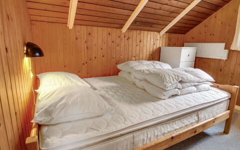 Sebiorn - 300M to the Fjord: Bed, Furniture, Bedroom, Bed Sheet, Wood, Floor, Bedding, Flooring, Interior Design, Linens