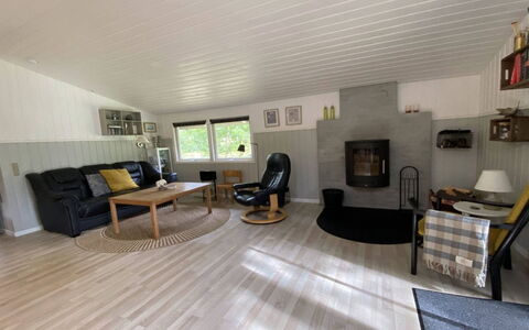 Ottilie - 350M to the Fjord: Flooring, Floor, Wood, Interior Design, Wood Flooring, Ceiling, Furniture, Living Room, Room, Couch