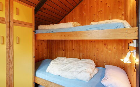 Ingwin - 250M to the Fjord: Wood, Ceiling, Bedroom, Bed, Flooring, Floor, Wood Stain, Hardwood, Bed Frame, Room