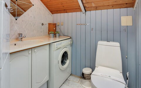 Ingwin - 250M to the Fjord: Flooring, Plumbing Fixture, Floor, Interior Design, Bathroom, Tap, Ceiling, Sink, Bathroom Cabinet, Plumbing