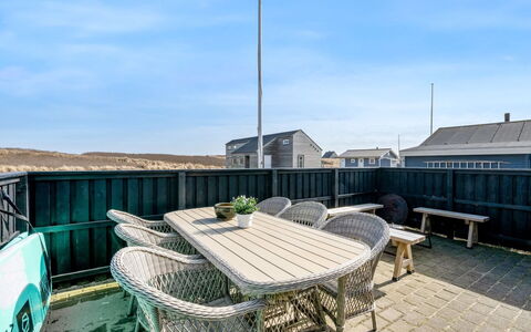 Jorie - 100M from the Sea: Sky, Home, Roof, Shade, Fence