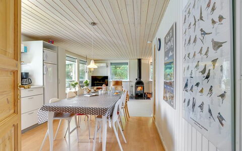 Ulrike - 600M to the Fjord: Furniture, Interior Design, Flooring, Wood, Floor, Ceiling, Wood Flooring, Chair, Table, Lighting