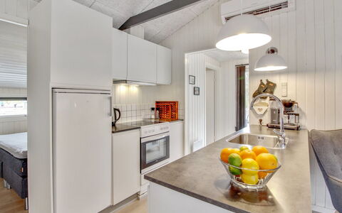 Hariette: Kitchen, Interior Design, Ceiling, Wood, Flooring, Major Appliance, Floor, Furniture, Countertop, Room