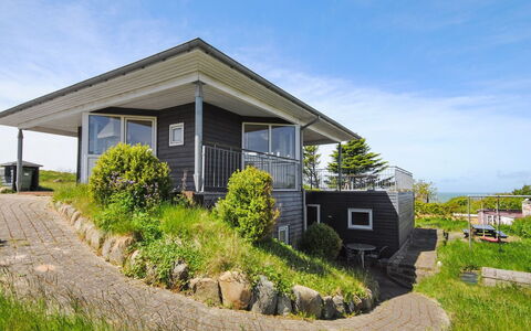 Ginny - 300M to the Fjord: Sky, Grass, House, Roof, Shrub, Home, Cottage, Land Lot, Plant Community