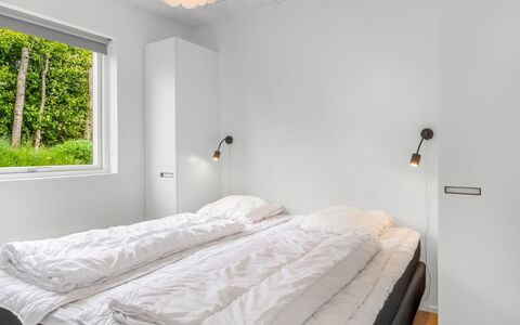 Elso - 600M to the Fjord: Bedroom, Bed, Wall, Interior Design, Ceiling, Bedding, Bed Sheet, Lighting, Room, Bed Frame