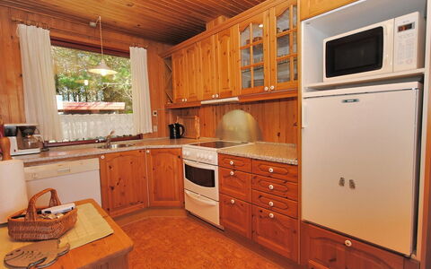 Neven - 900M from the Sea: Cabinetry, Furniture, Interior Design, Flooring, Wood, Floor, Countertop, Kitchen, Cupboard, Room