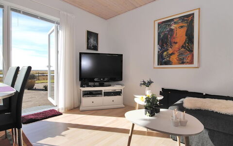 Rejhana - 500M to the Fjord: Furniture, Interior Design, Flooring, Floor, Wood, Wood Flooring, Ceiling, Room, Living Room, Table