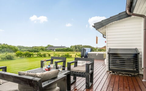 Selke - 300M to the Fjord: Apartment, Shade, Balcony, Chair, Fence, Outdoor Furniture, Aluminium, Artificial Turf