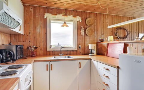 Pavo - 300M to the Fjord: Wood, Interior Design, Kitchen, Ceiling, Flooring, Kitchen Appliance, Countertop, Floor, Lighting, Room