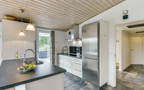 Sylvelin - 400M to the Fjord: Flooring, Kitchen, Wood, Countertop, Ceiling, Interior Design, Floor, Cabinetry, Home, Furniture