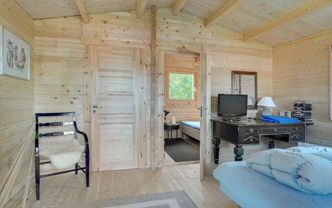 Thrine - 100M to the Fjord: Wood, Roof, House, Cottage, Door, Home, Siding, Land Lot, Garden Buildings, Shed