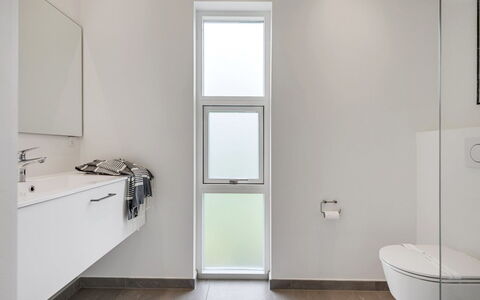 Aatami - 500M from the Sea: Flooring, Wall, Bathroom, Interior Design, Floor, Plumbing Fixture, Ceiling, Toilet, Lighting, Plumbing
