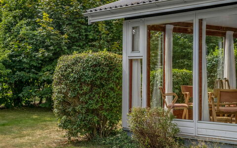 Brimi - 450M from the Sea: Shrub, House, Garden, Home, Roof, Cottage, Door, Groundcover, Garden Buildings